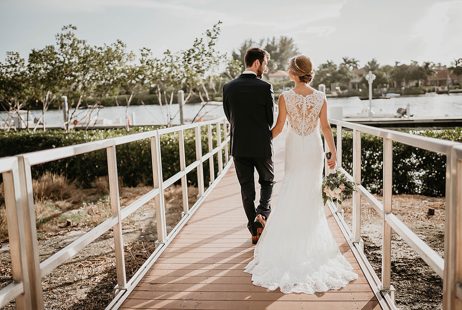 Jupiter Florida Intracoastal Wedding captured by South Florida Wedding Photographer, Krystal Capone Photography