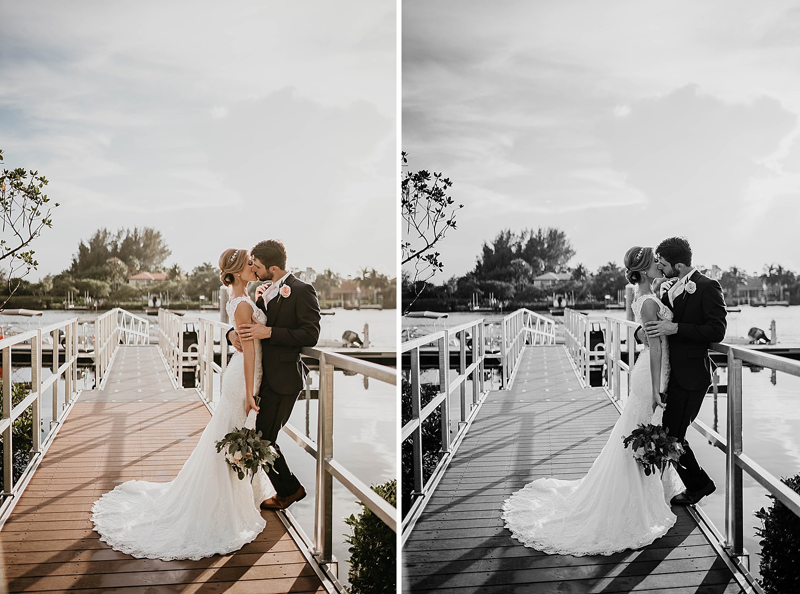 Jupiter Florida Intracoastal Wedding captured by South Florida Wedding Photographer, Krystal Capone Photography