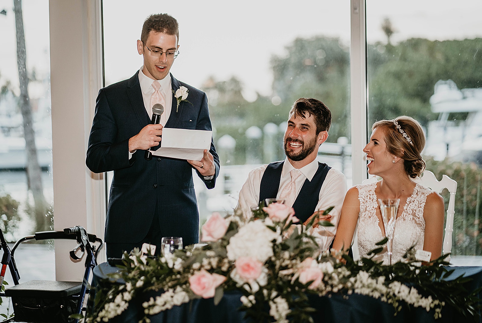 Jupiter Florida Intracoastal Wedding captured by South Florida Wedding Photographer, Krystal Capone Photography