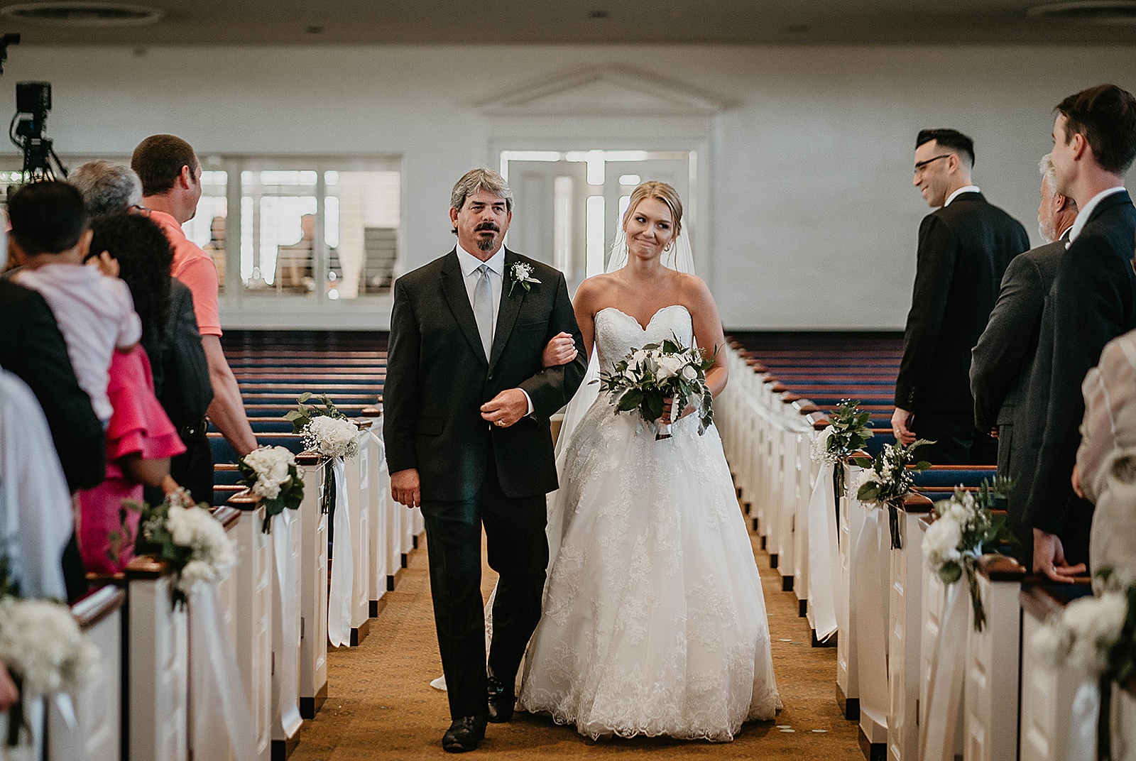 Family Church Downtown Wedding captured by West Palm Beach Wedding Photographer, Krystal Capone Photography