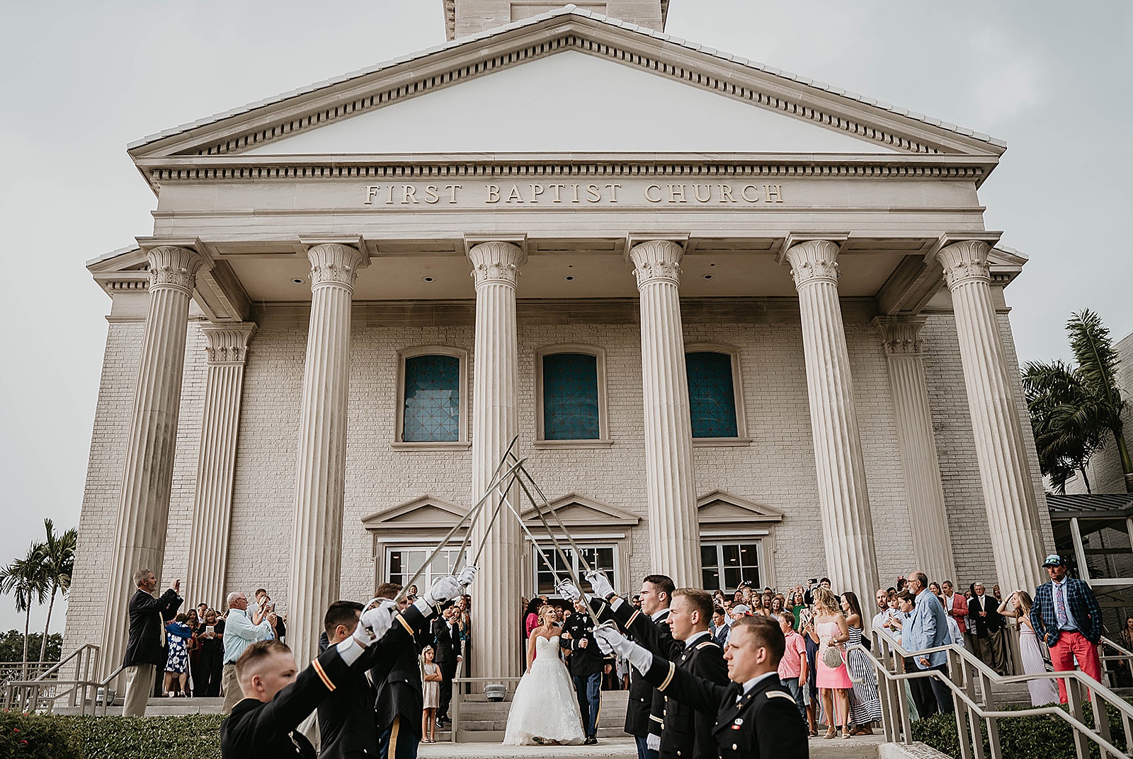 Family Church Downtown Wedding captured by West Palm Beach Wedding Photographer, Krystal Capone Photography