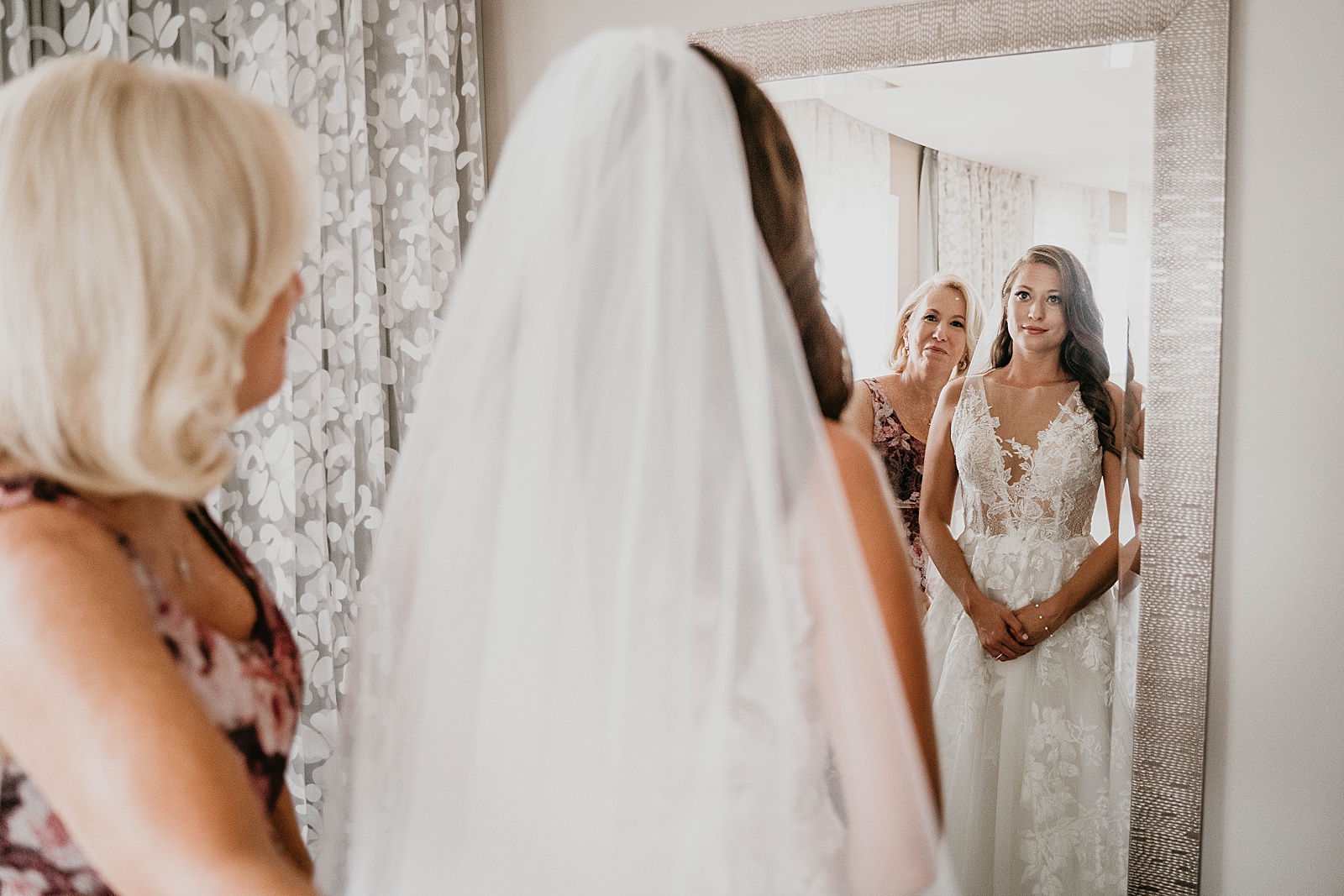 Romantic Church Wedding During COVID-19 captured by West Palm Beach Wedding Photographer, Krystal Capone Photography