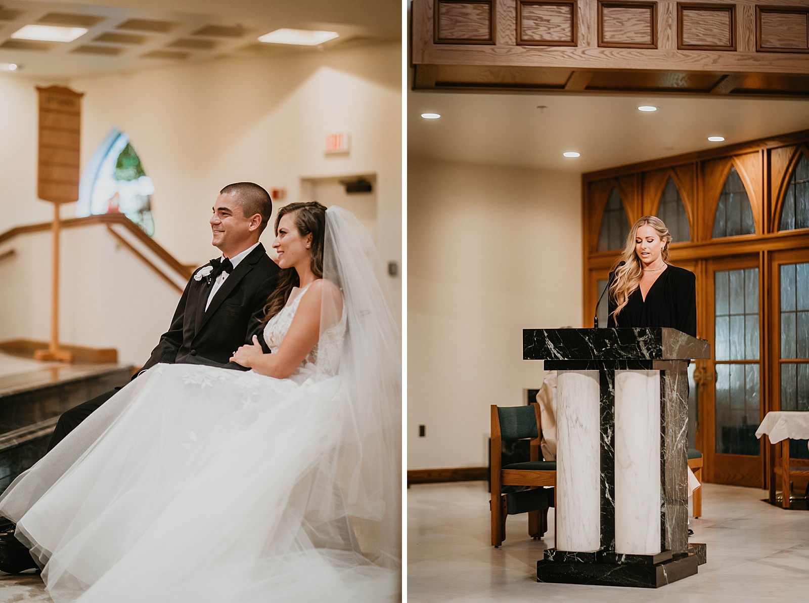 Romantic Church Wedding During COVID-19 captured by West Palm Beach Wedding Photographer, Krystal Capone Photography