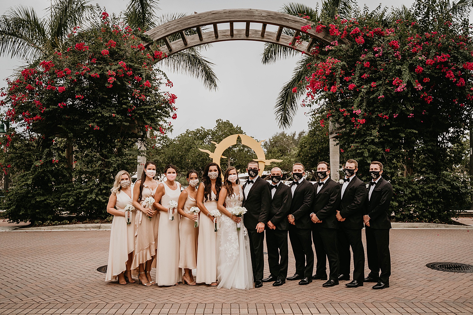 Romantic Church Wedding During COVID-19 captured by West Palm Beach Wedding Photographer, Krystal Capone Photography