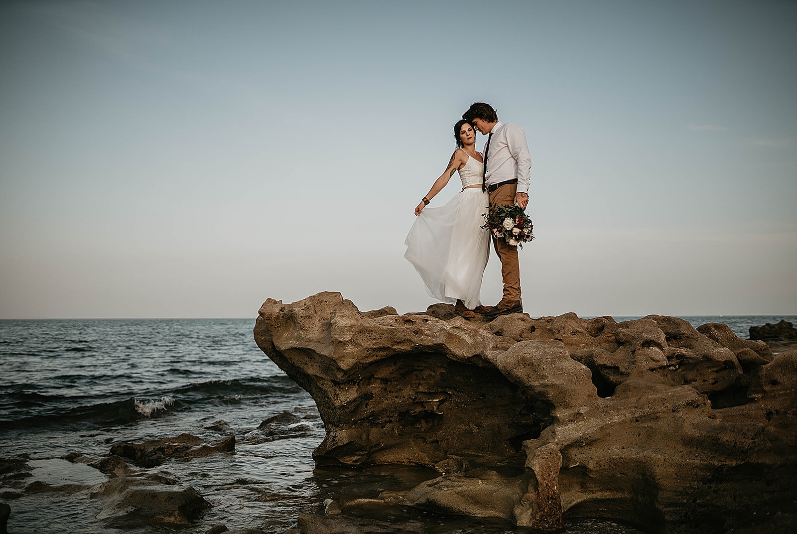Jupiter Florida Elopement captured by South Florida Elopement Photographer, Krystal Capone Photography