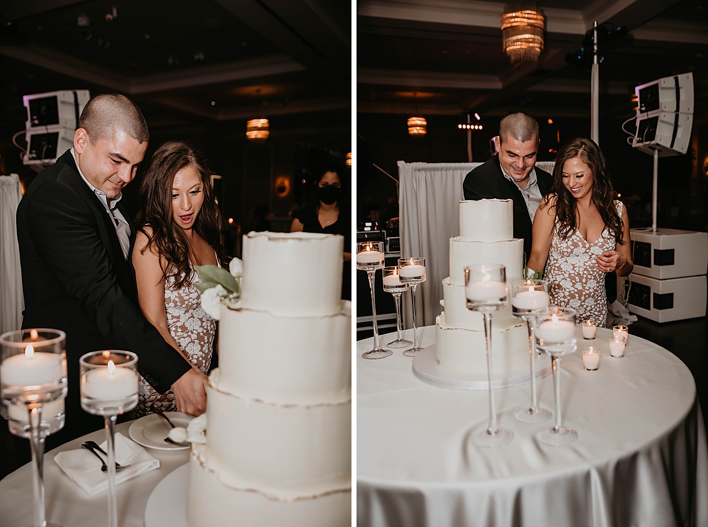 Romantic Wedding During COVID-19 captured by West Palm Beach Wedding Photographer, Krystal Capone Photography