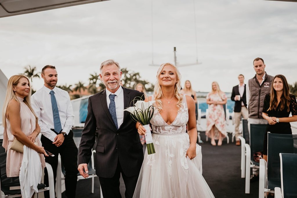 Bride entering Ceremony with Father