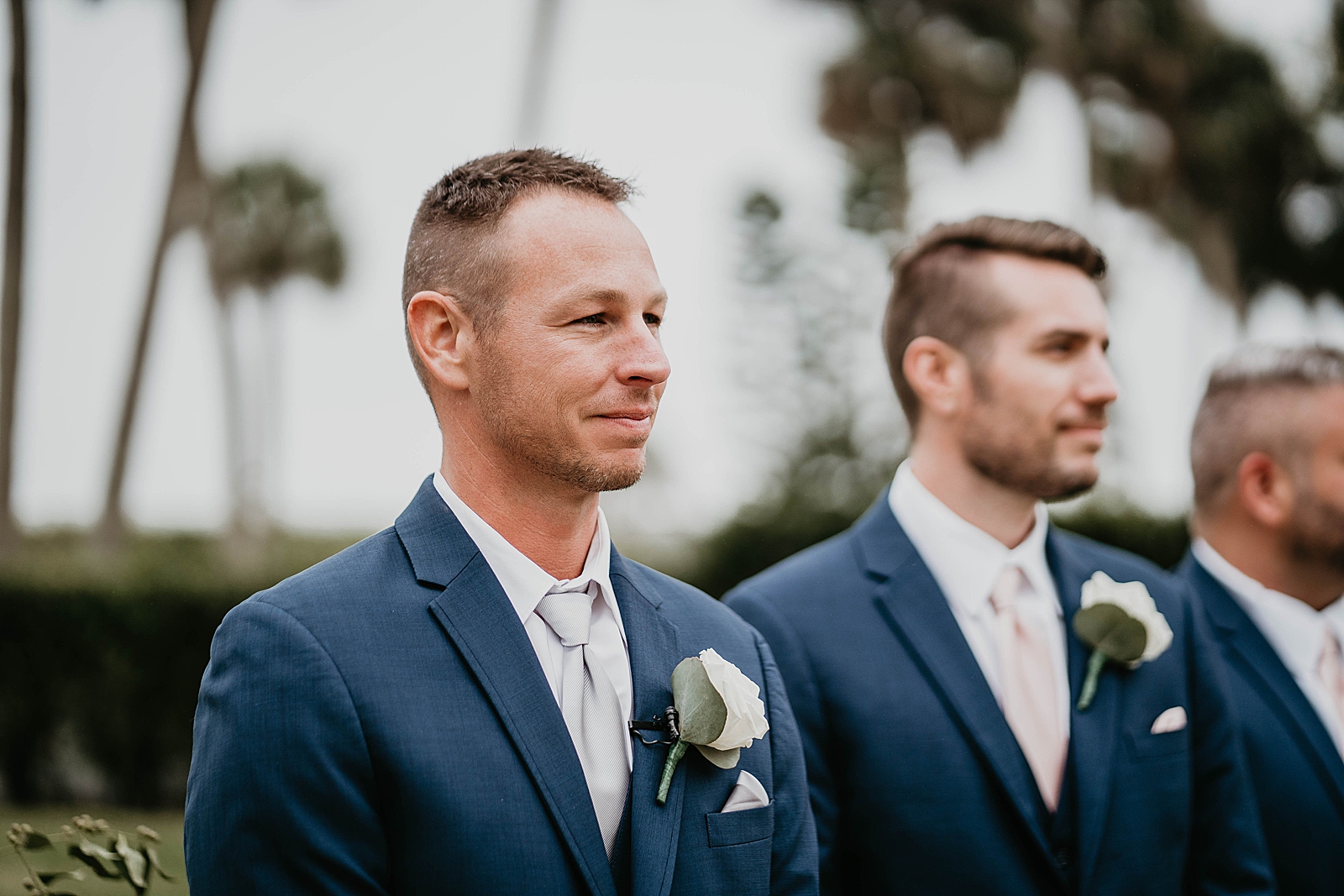 Groom awaiting Bride at Ceremony