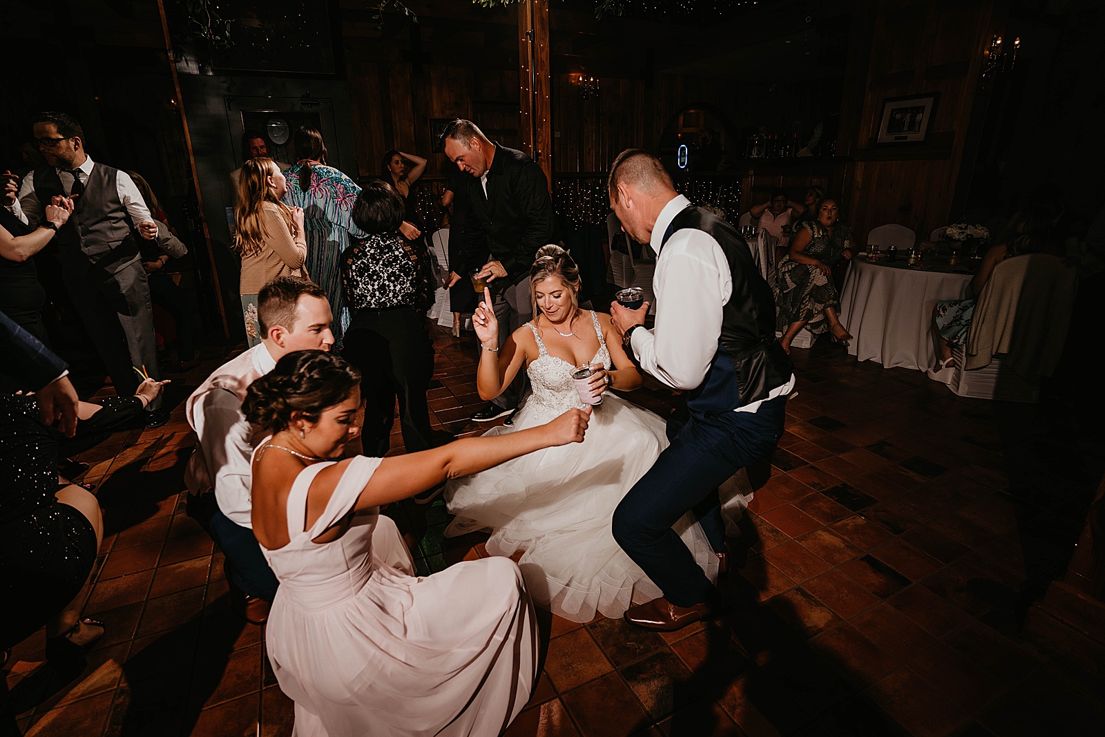 Bride and Groom dancing at the Reception