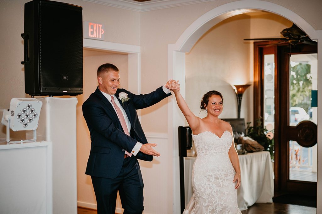Bride and Groom entrance into Ceremony