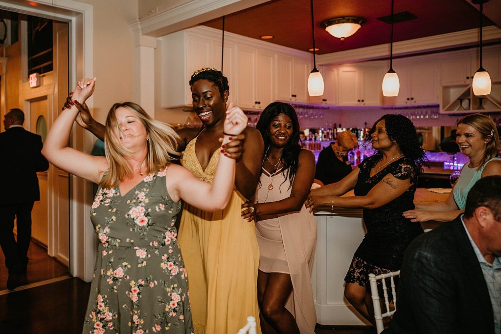 Conga line at Reception