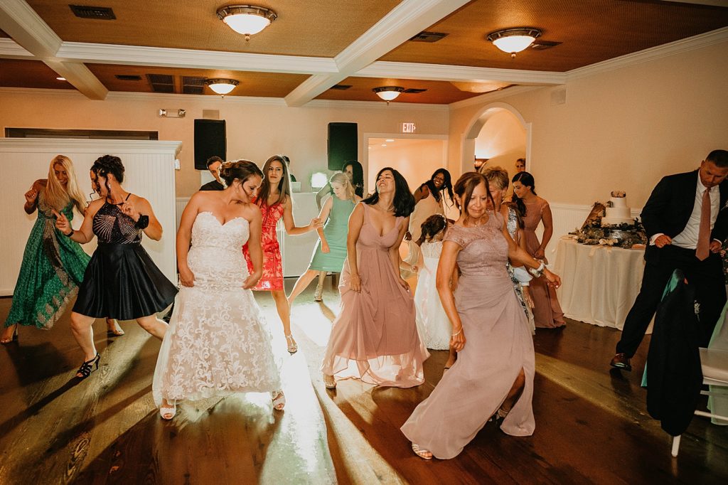 Guests dancing at Reception